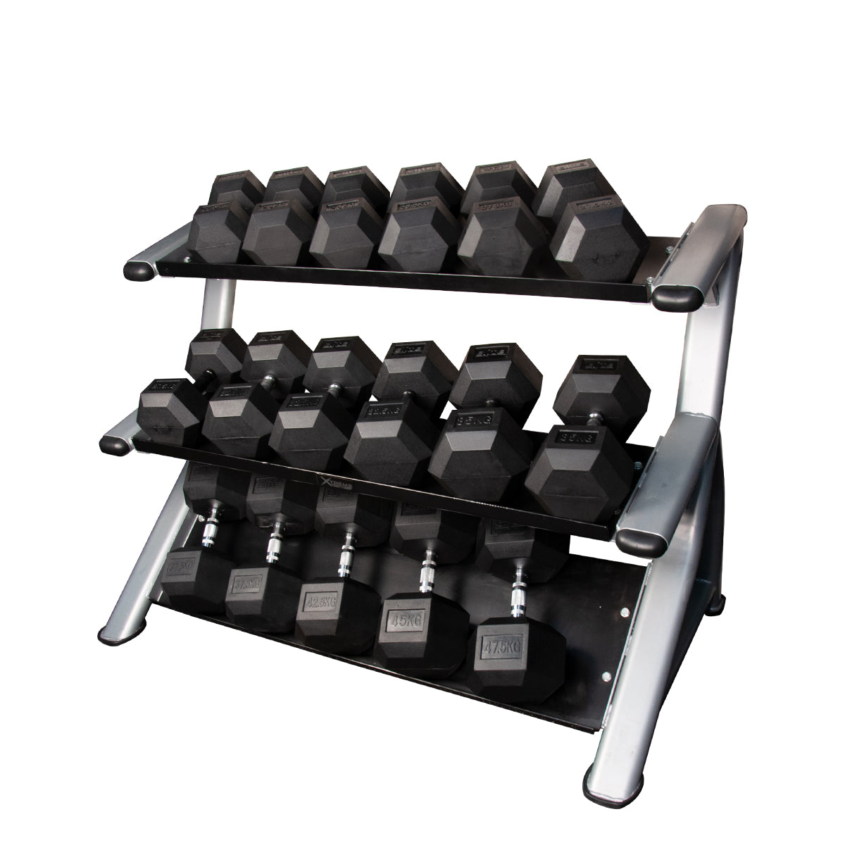 3 Tier High Level Dumbbell Rack