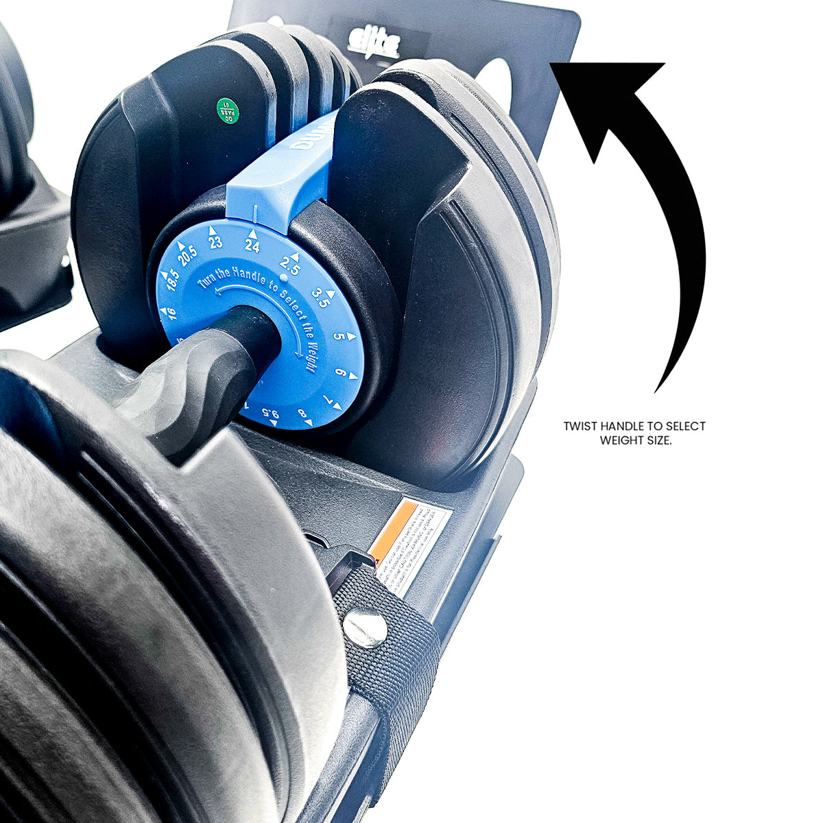 Elite Selectorised Dumbbell 2KG-24kg (Sold as singles)