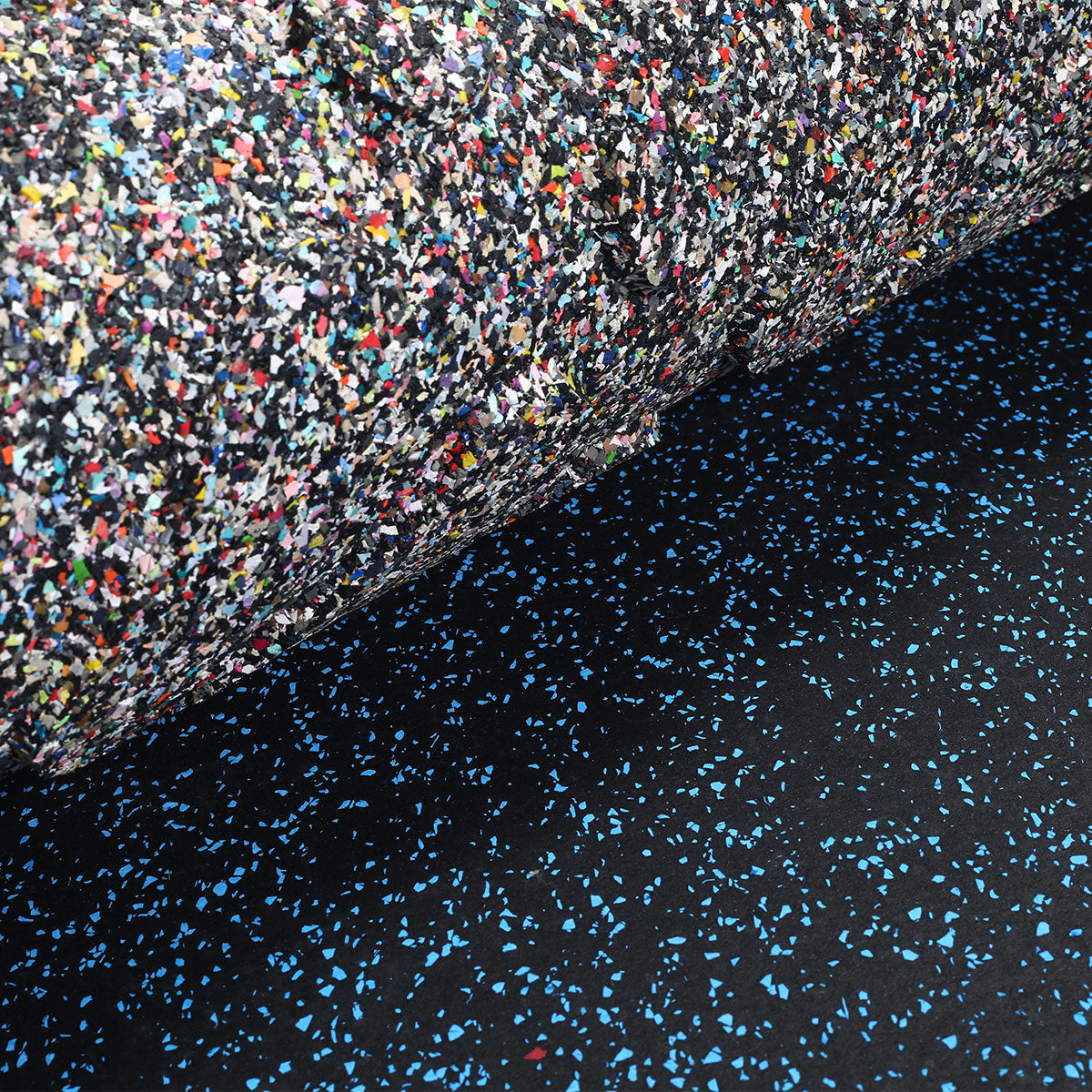 Elite Premium Drop Tile Black / Blue 25mm