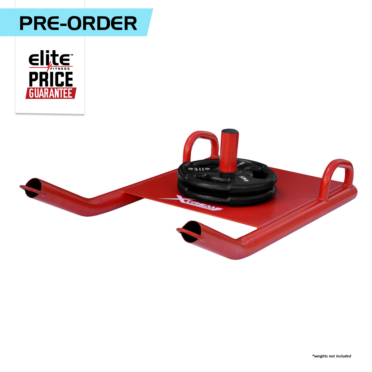 Red Sled W/ Harness