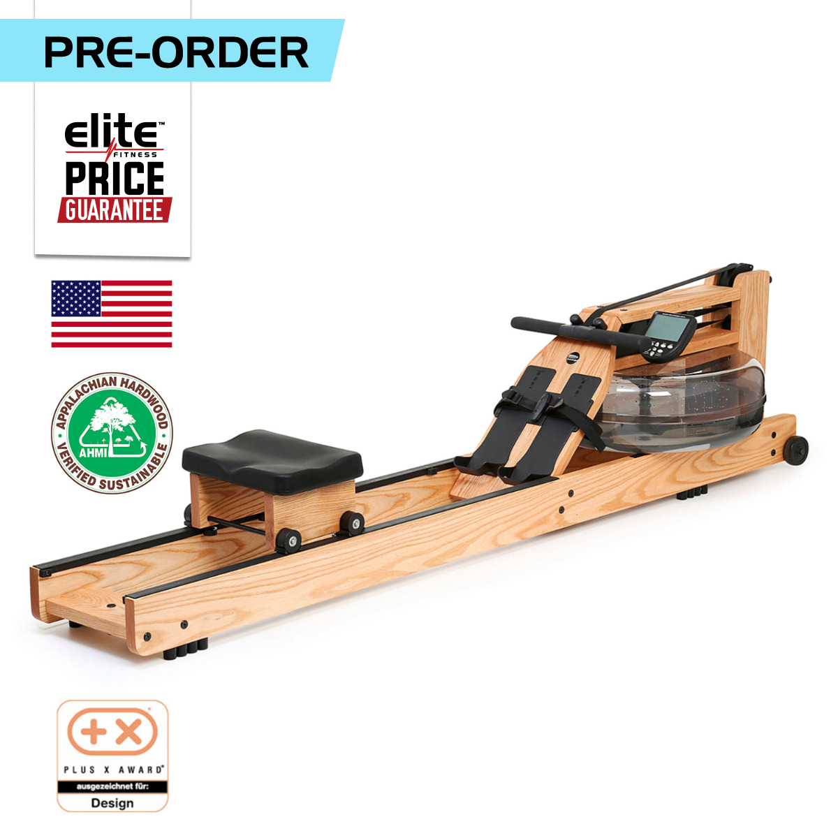 S4 OAK Natural Rowing Machine
