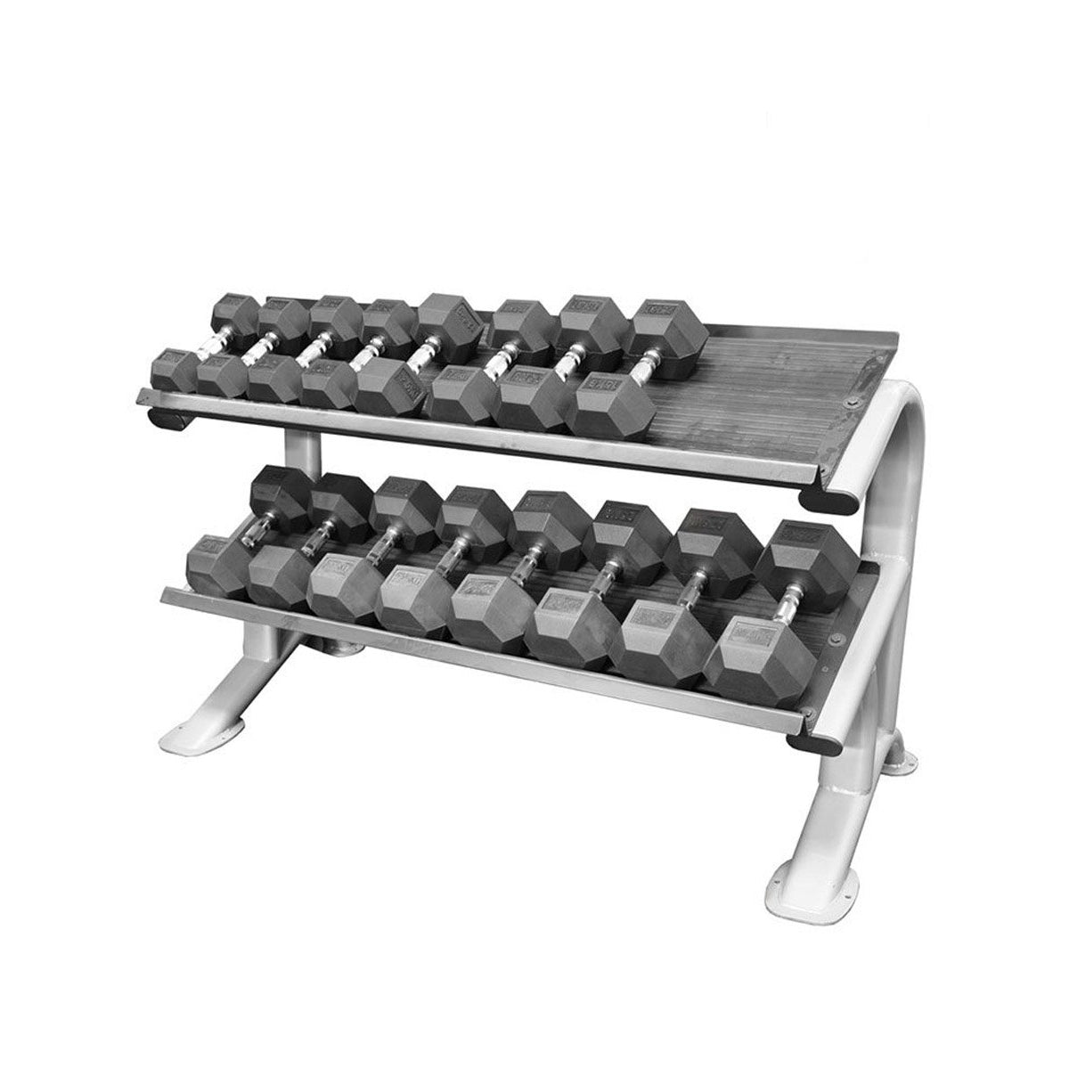 ETS 2 Tier Flat Tray Dumbbell Rack