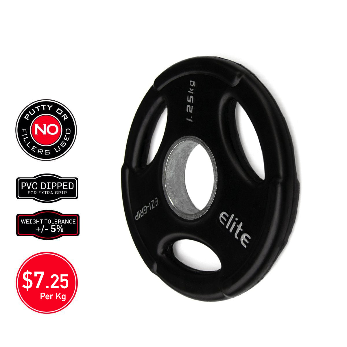 Ezi-Grip Olympic Rubber Weight Plate