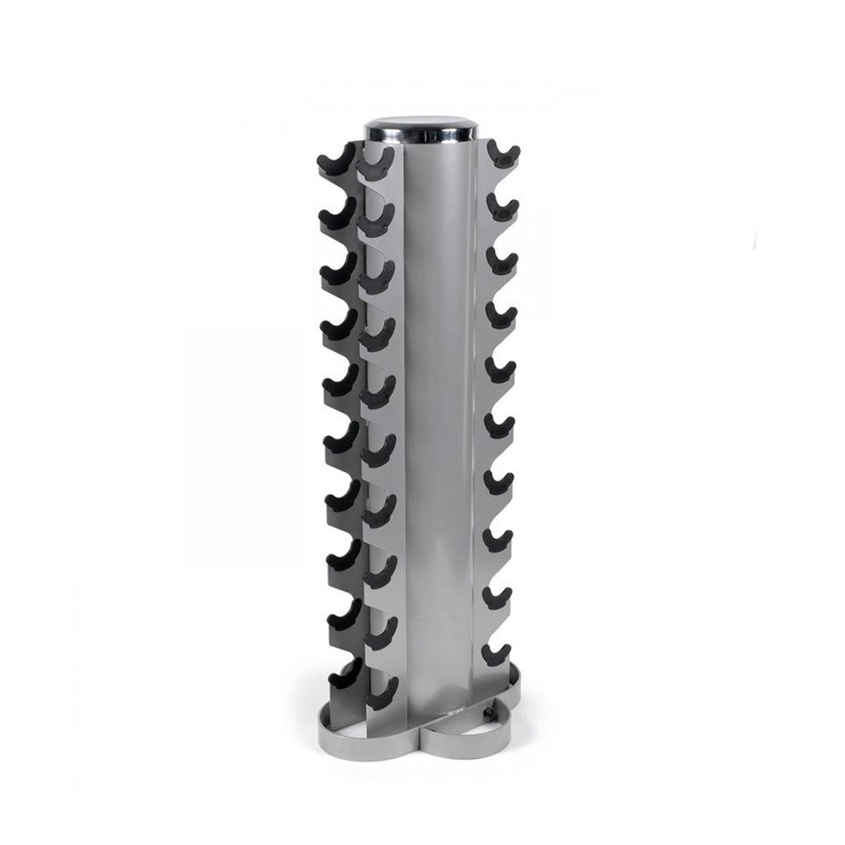 10 Pair Chrome Dumbbell Tubular Rack