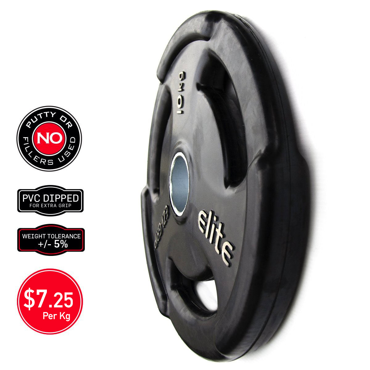Ezi-Grip Olympic Rubber Weight Plate