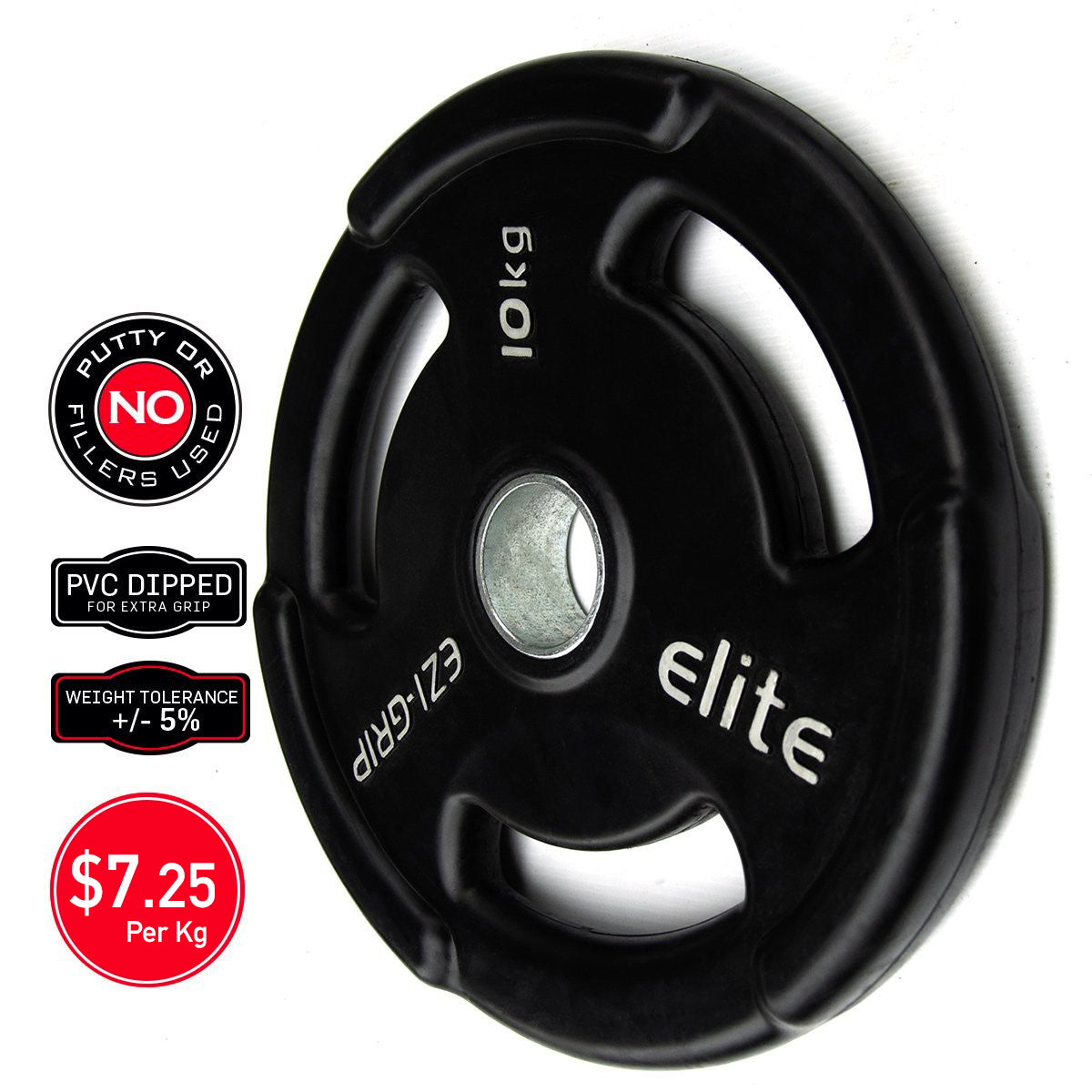 Ezi-Grip Olympic Rubber Weight Plate
