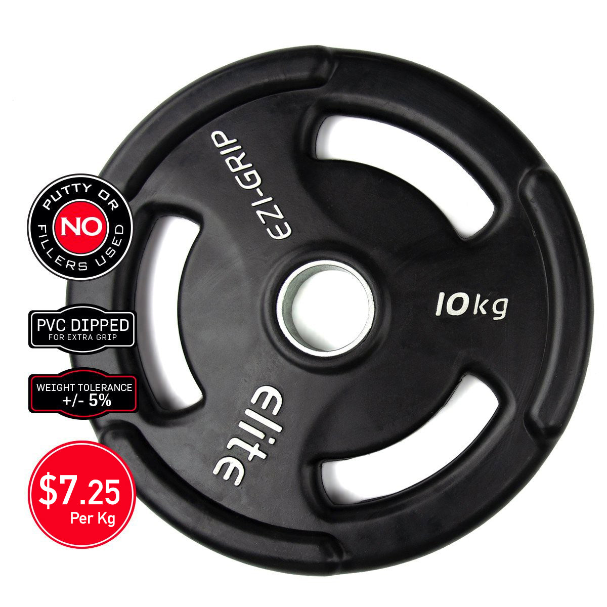 Ezi-Grip Olympic Rubber Weight Plate