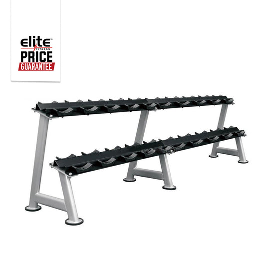 Commercial 2 Tier Saddle Dumbbell Rack