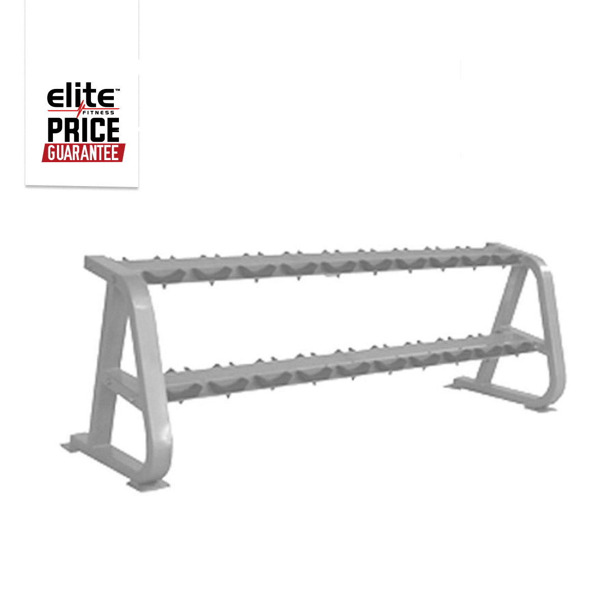 Professional 2 Tier Saddle Dumbbell Rack