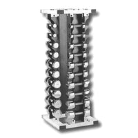 20 Pair Chrome 4 Sides Dumbbell Rack