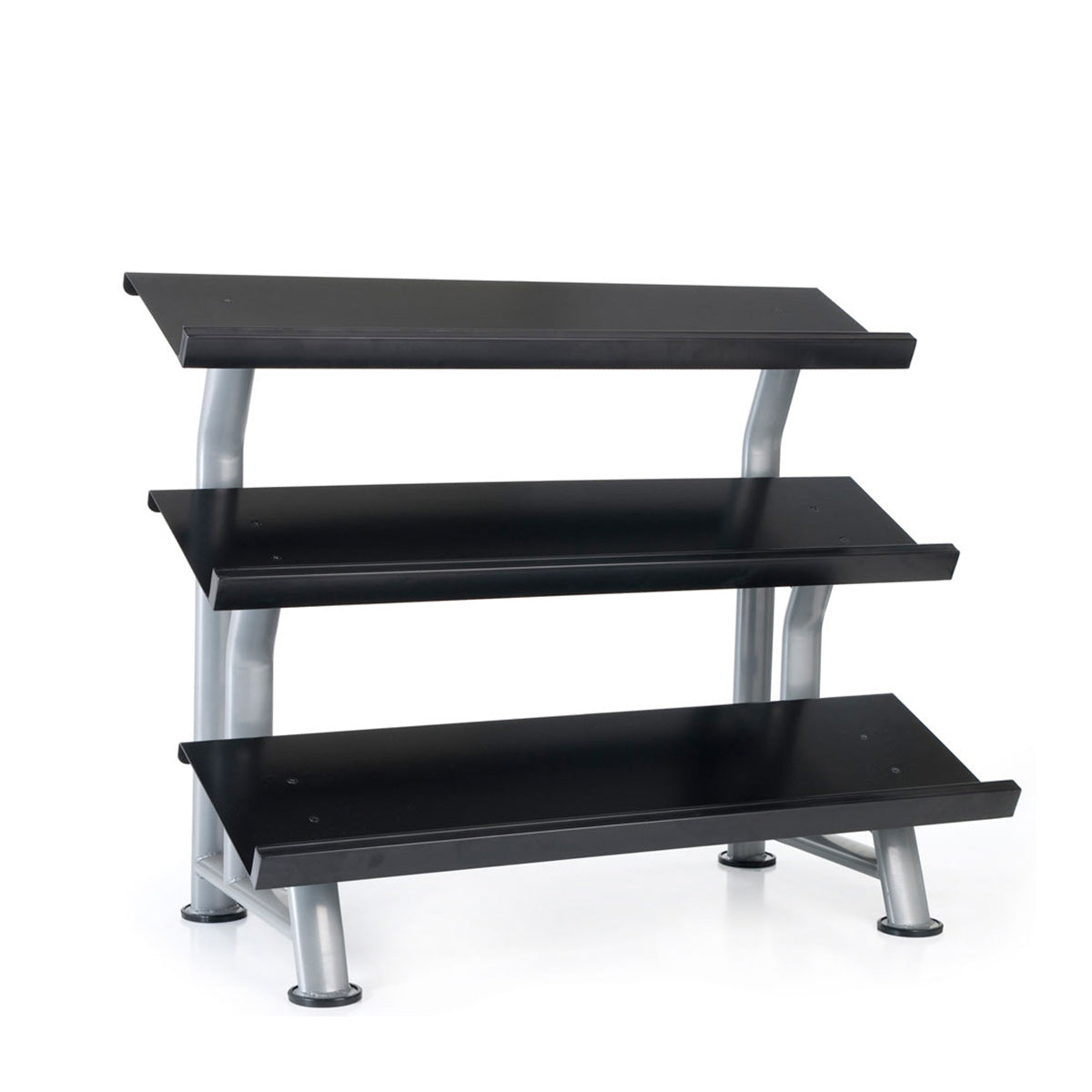3 Tier Flat Tray Dumbbell Rack
