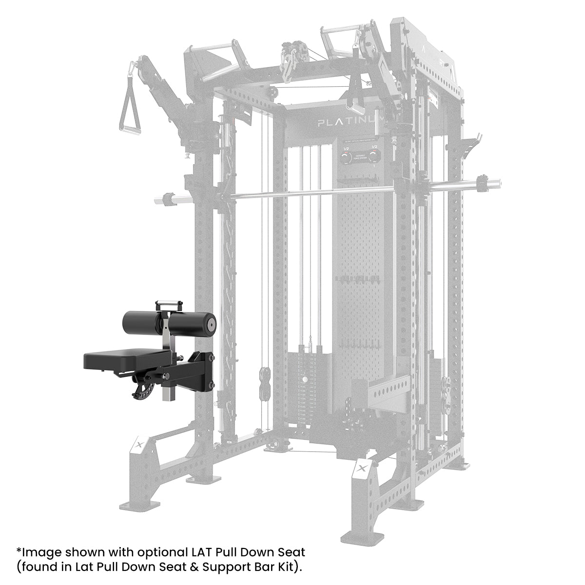 Platinum R1, R3, R5, R7, R9, FT7, FT8, FT9 Lat Pull Down Seat & Support Bar Kit