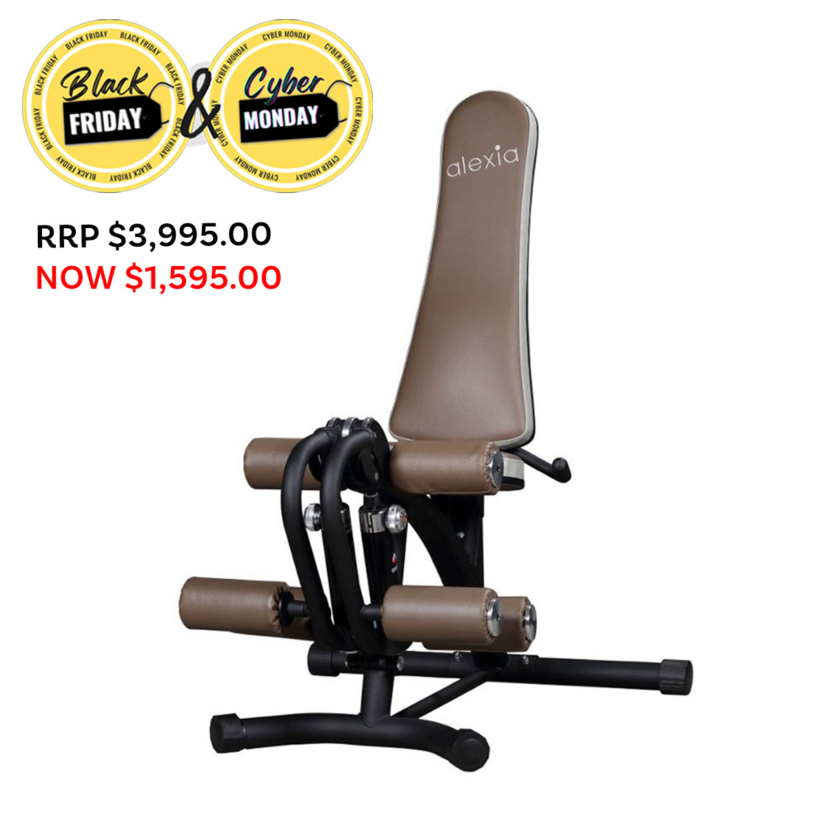 Alexia Hydraulic Full Commercial Leg Extension/Curl - Available In St Johns