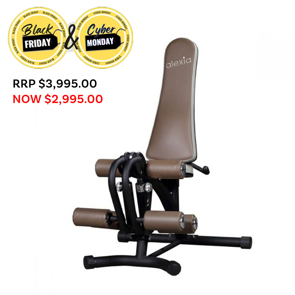 Alexia Hydraulic Full Commercial Leg Extension/Curl - Available In St Johns