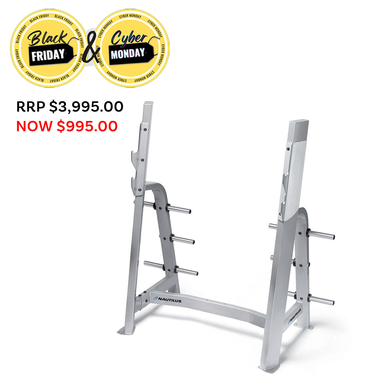 Squat Rack F3SR - Clearance Ex Demo Available Thru St Johns