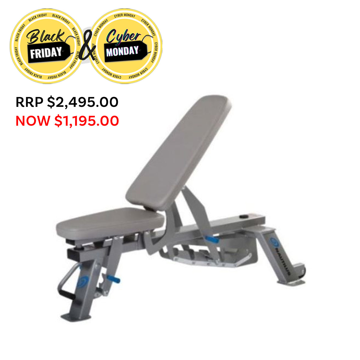 Commercial Heavy Duty Adjustable FID Bench- Ex Demo Available Through St Johns