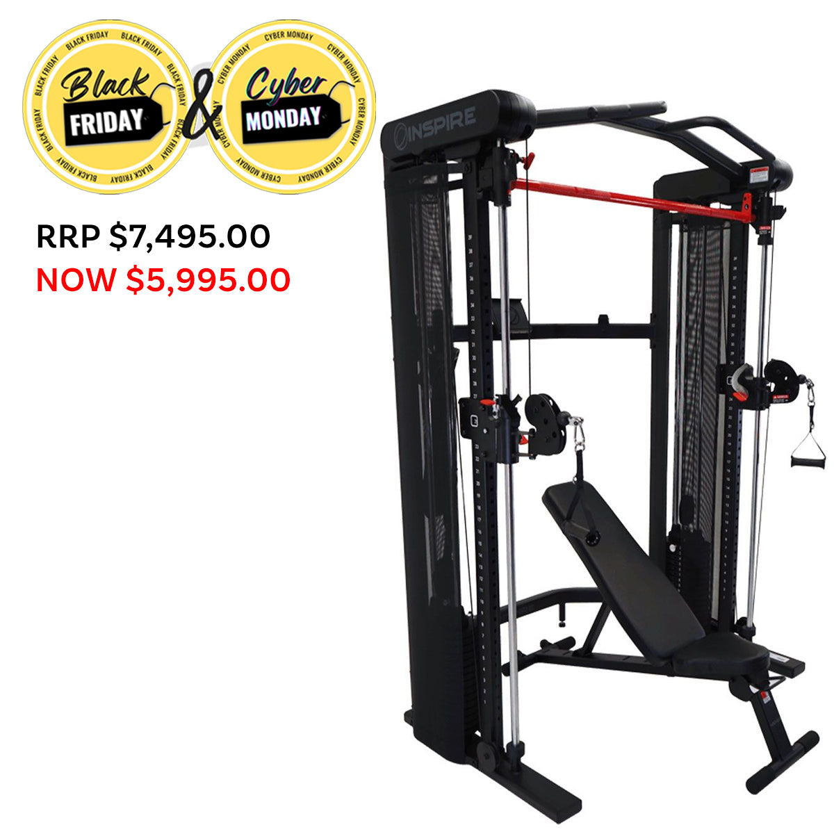 SF3 Functional Trainer & Bench- Floor models Hamilton , St Johns and Wairau (Auckland)