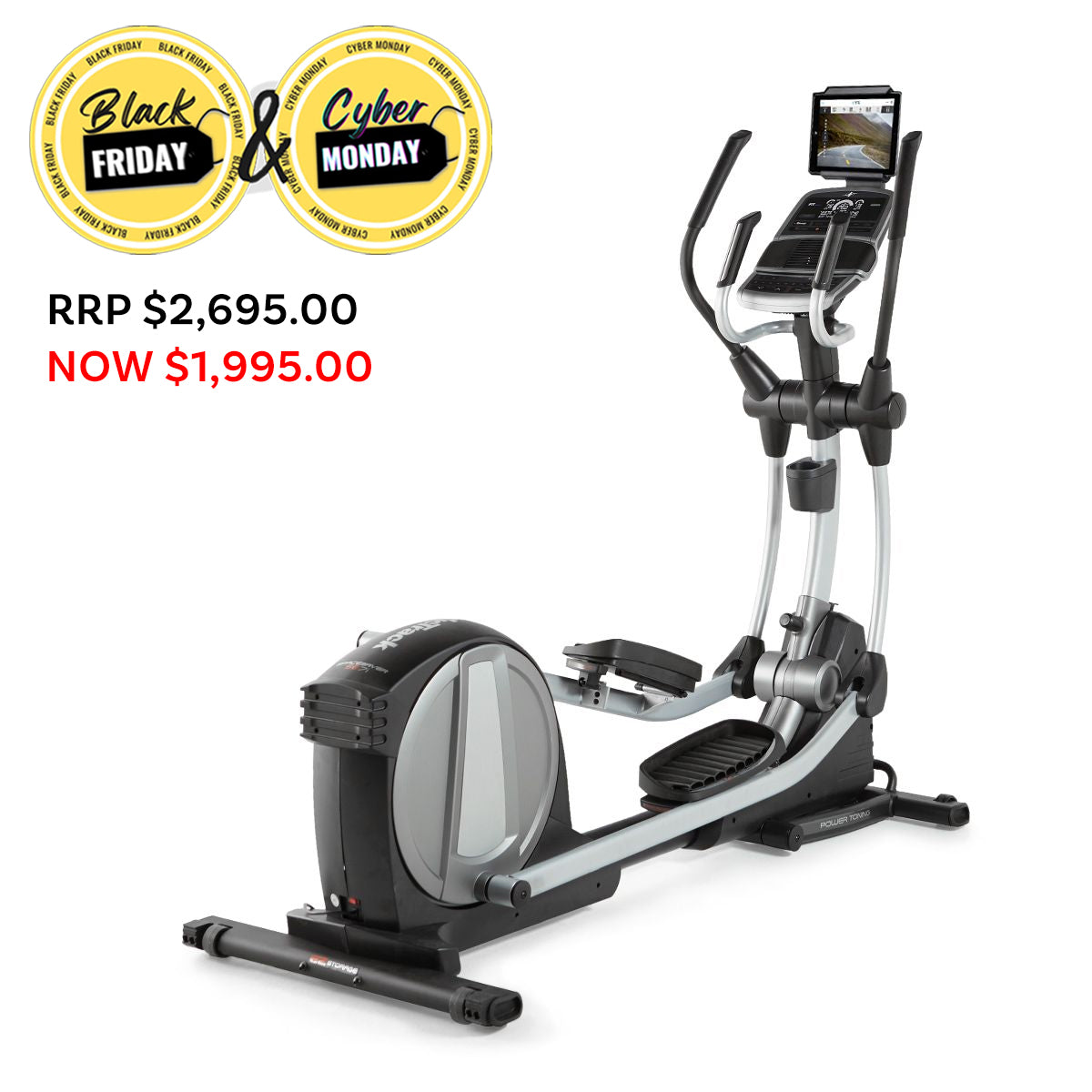 Space Saver SE7i Elliptical Crosstrainer - Floor model available at Wairau (Auckland) only