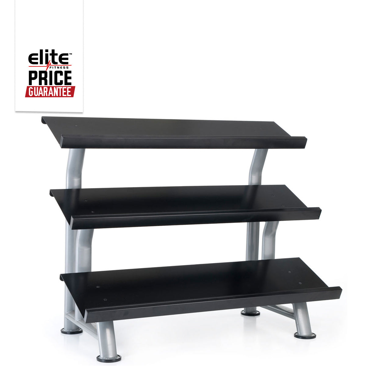 3 Tier Flat Tray Dumbbell Rack