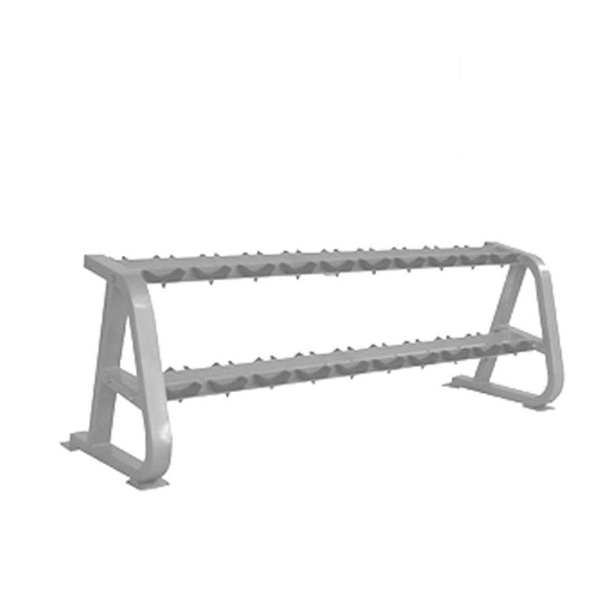 Professional 2 Tier Saddle Dumbbell Rack