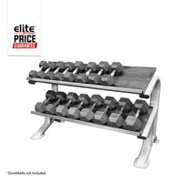 ETS 2 Tier Flat Tray Dumbbell Rack