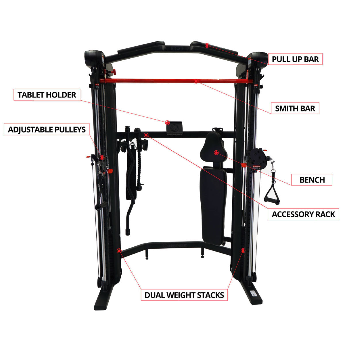 SF3 Functional Trainer & Bench- Floor models Hamilton , St Johns and Wairau (Auckland)