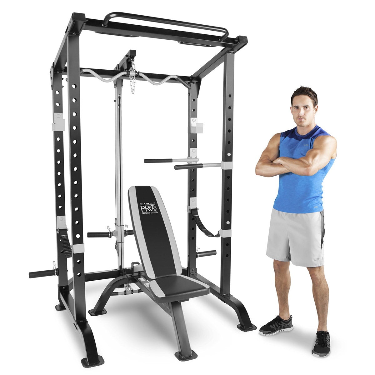 MWM4484 Pro Cage System with Lat & Bench