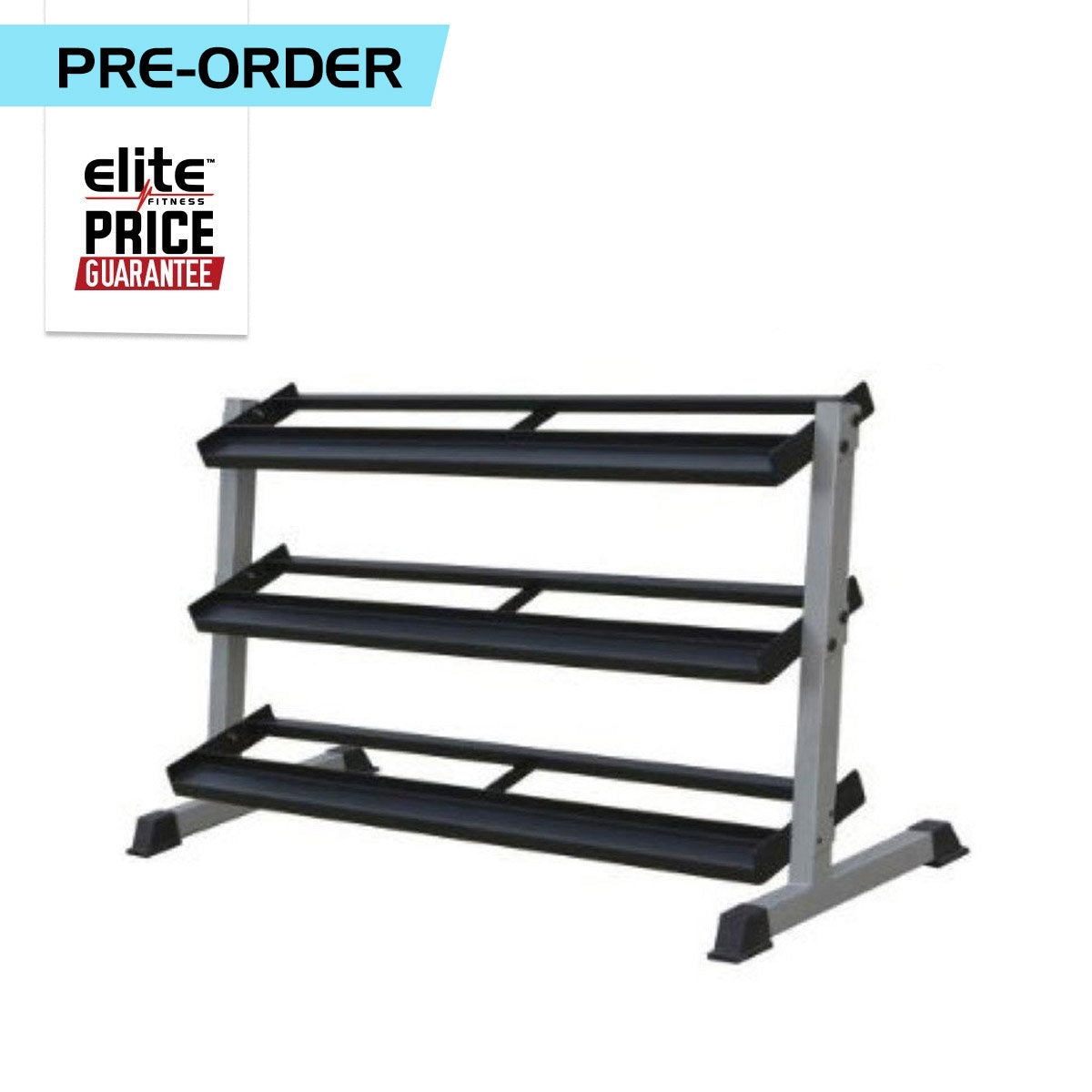 3 Tier Angled Dumbbell Rack
