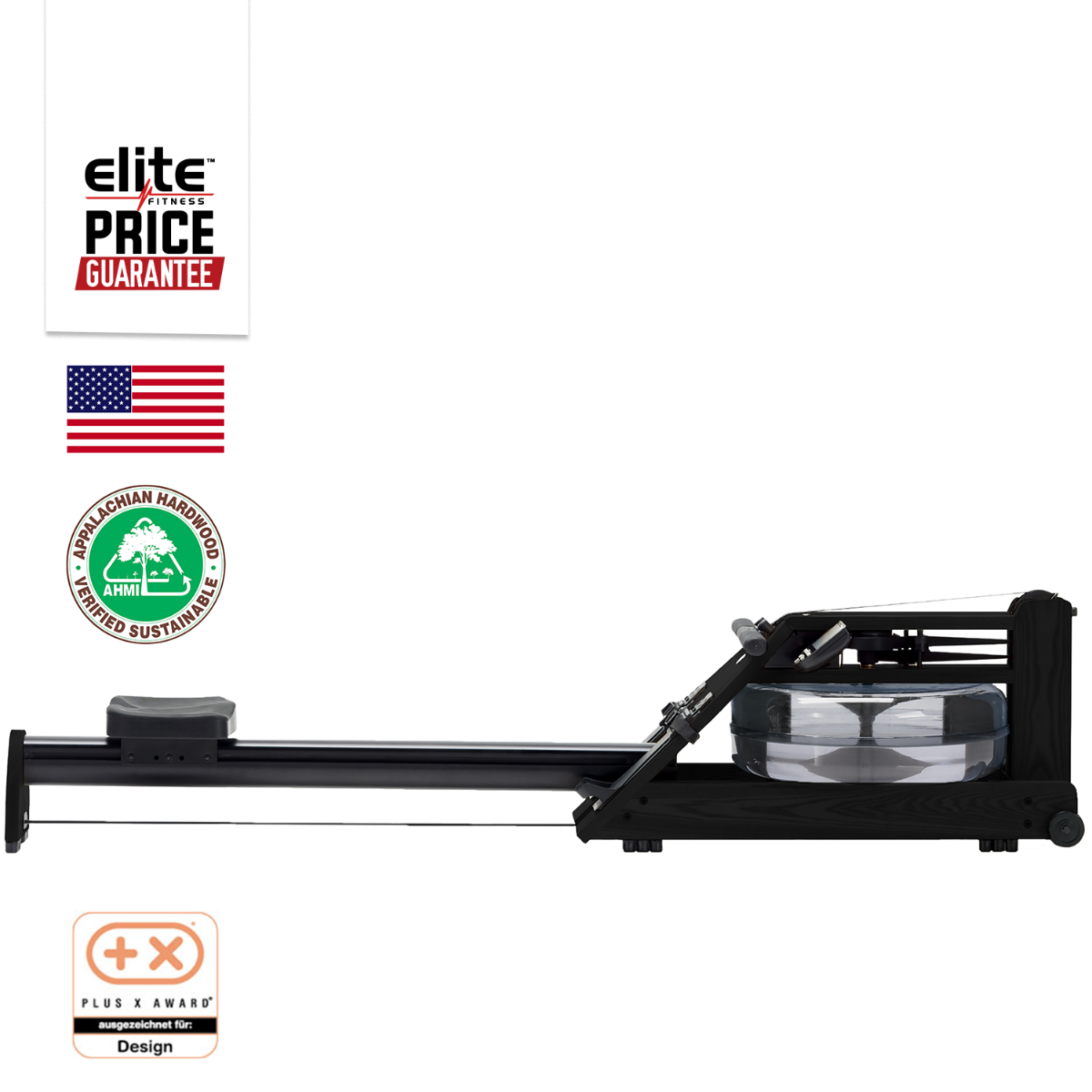 A1S4 Walnut Home Rowing Machine - Walnut