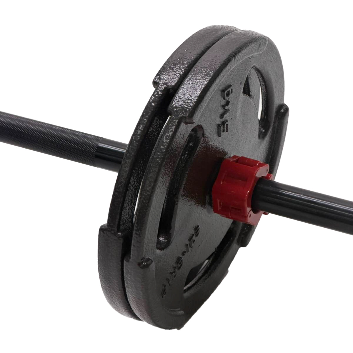 50KG Ezi-Grip E-coat Black Barbell Dumbbell Set