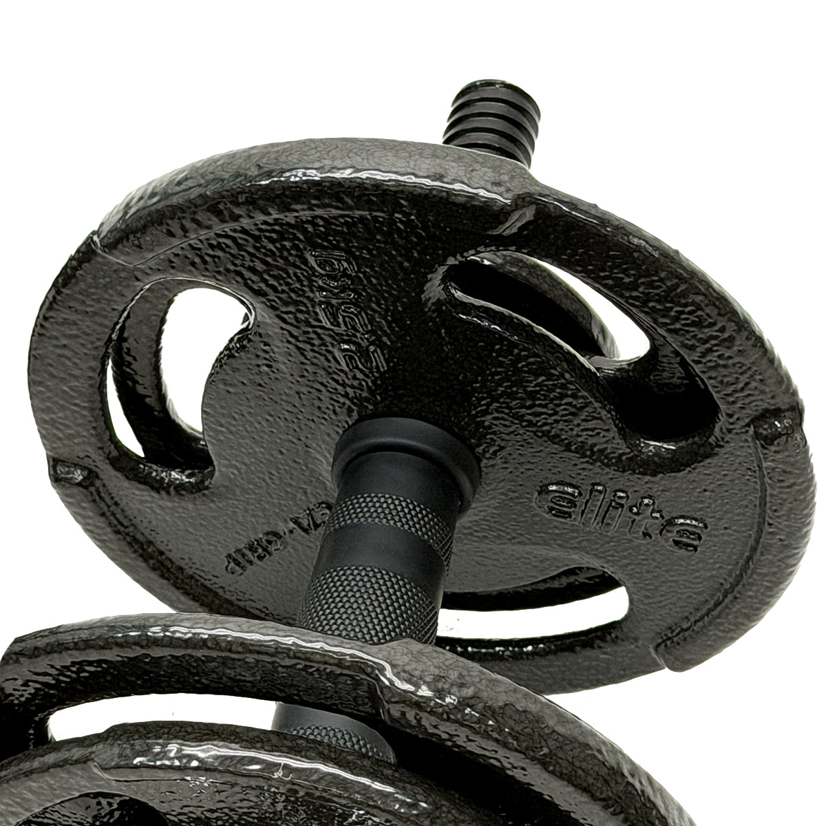 22KG Ezi-Grip Black E-coat  Dumbbell Set