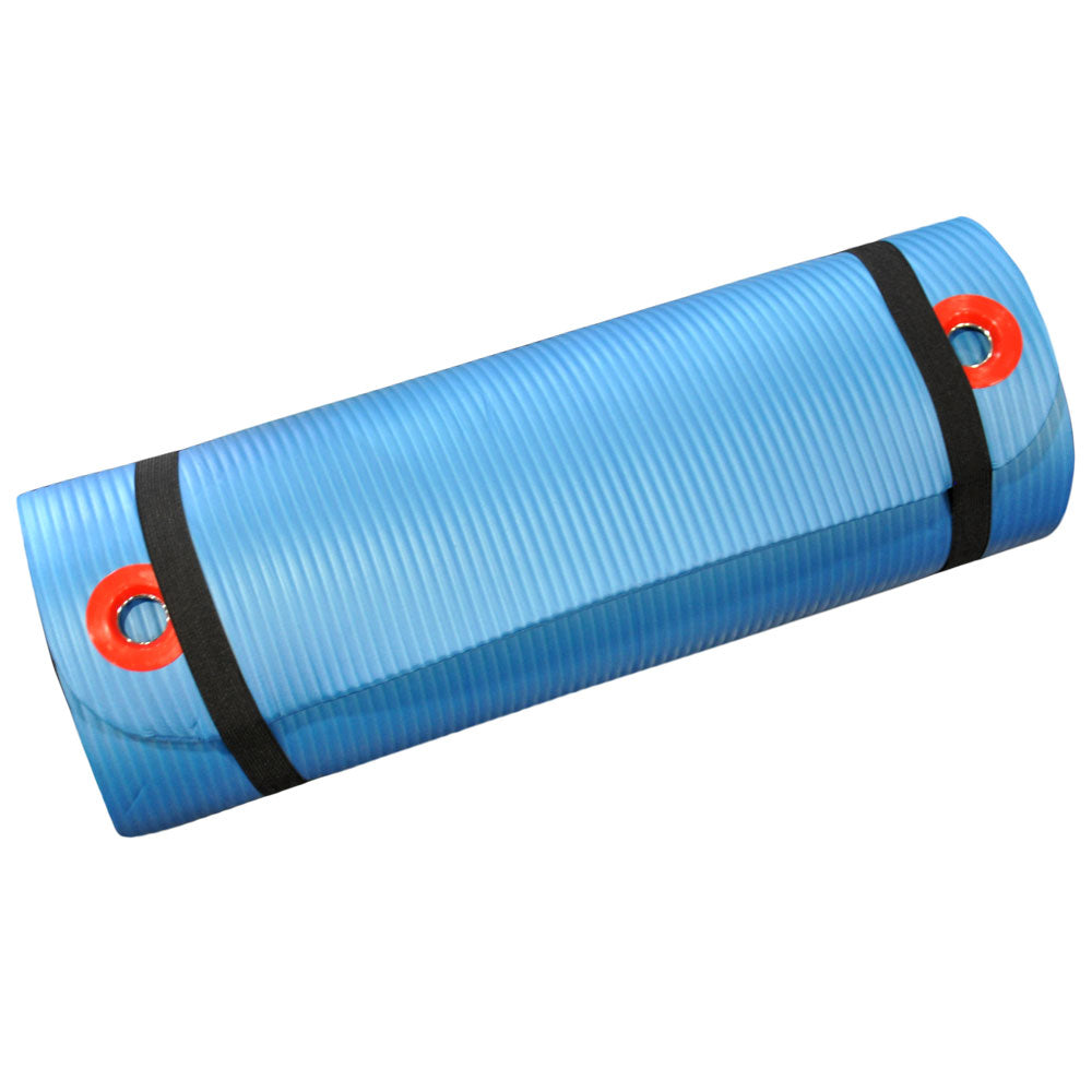 Exercise Mat - Blue W/ Integrated Eyeleft