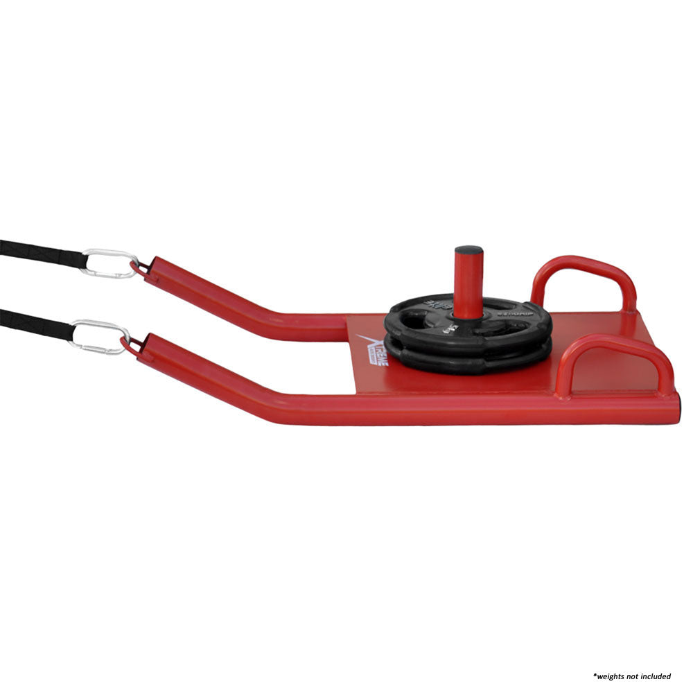 Red Sled W/ Harness
