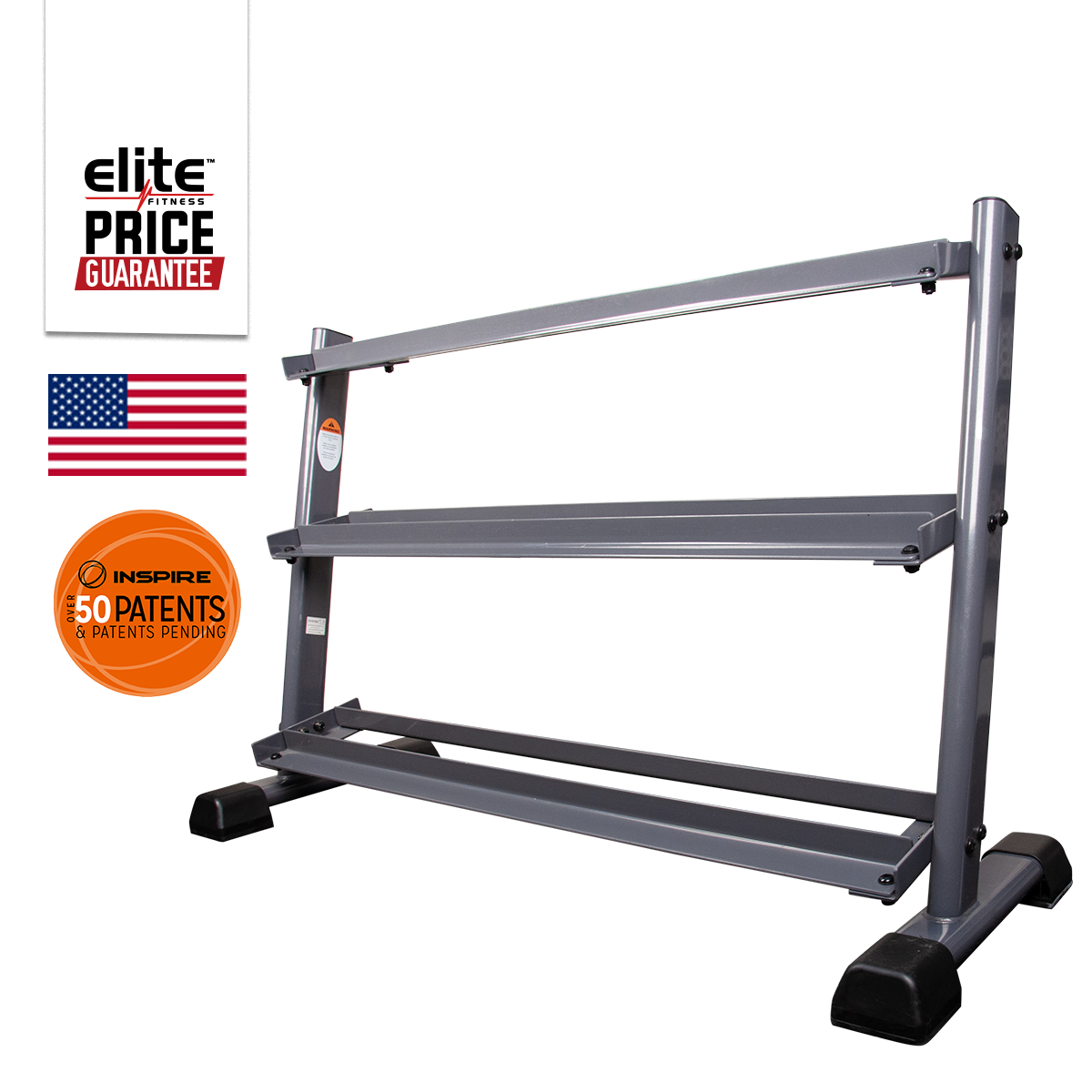 SUPERIOR 3-TIER DUMBBELL RACK