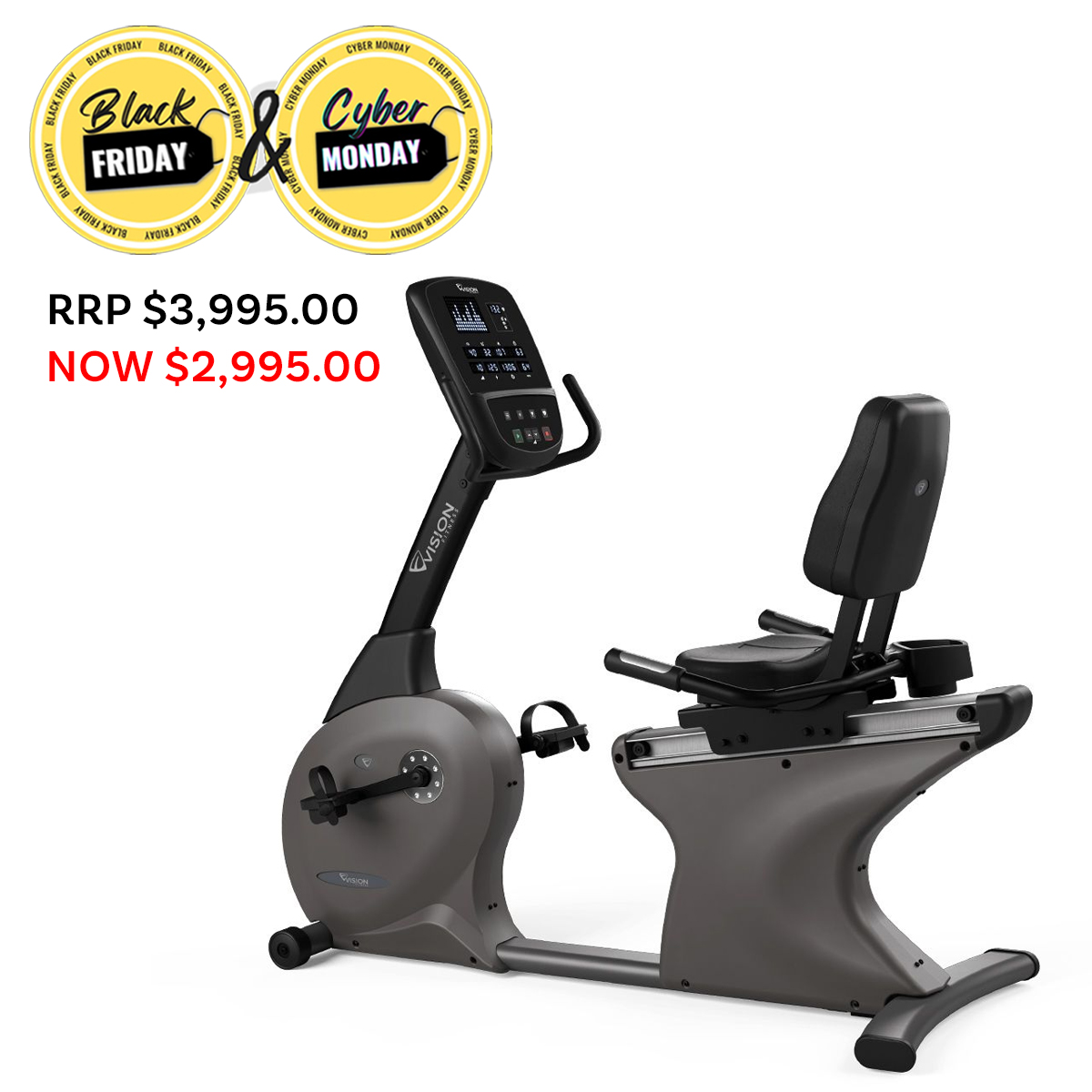  R60 Recumbent Bike Clearance - Available in St Johns