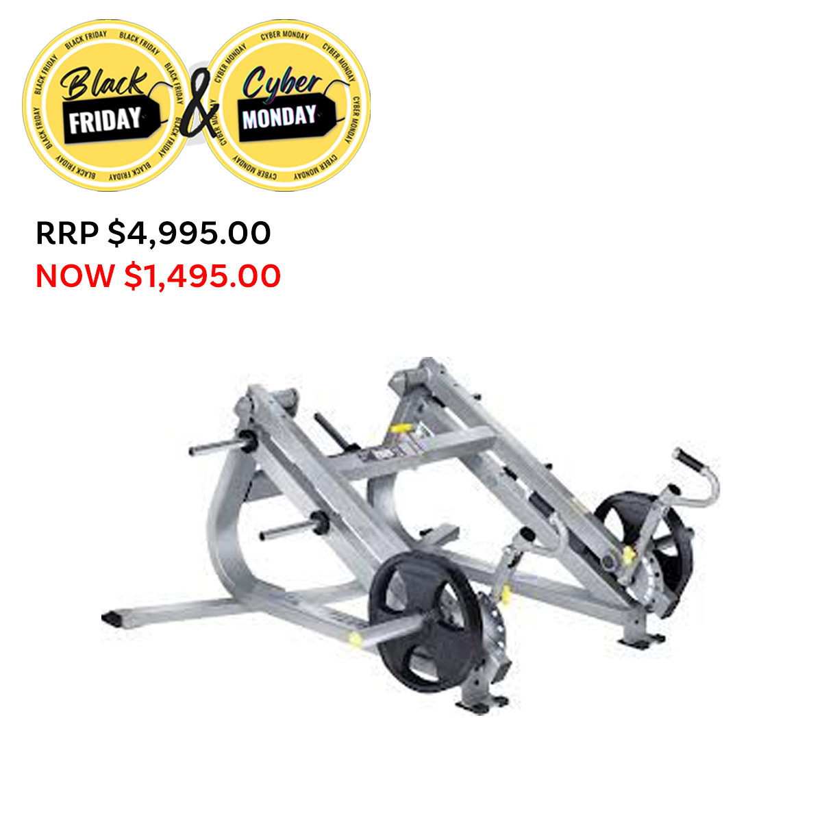 Nautilus Xpload Deadlift - Demo model- view through St Johns  