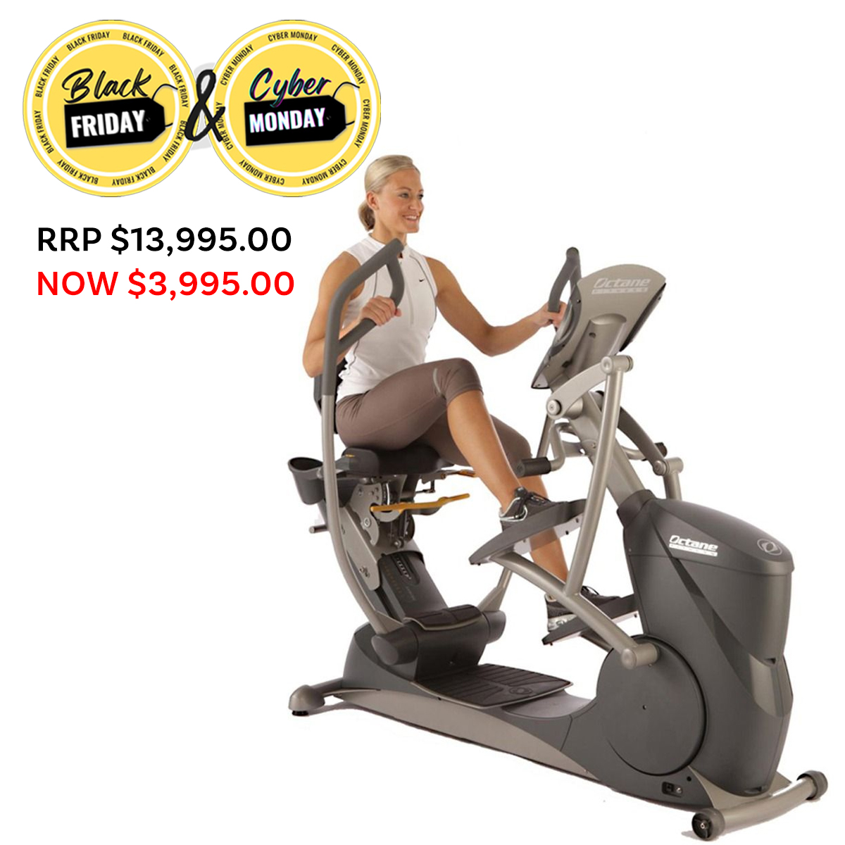 XRIDE XR6000 Touch Seated Elliptical- Floor Model St Johns (Auckland)