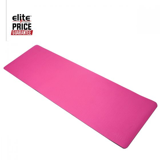 Elite Yoga Exercise Mat - Pink, Elite Fitness NZ