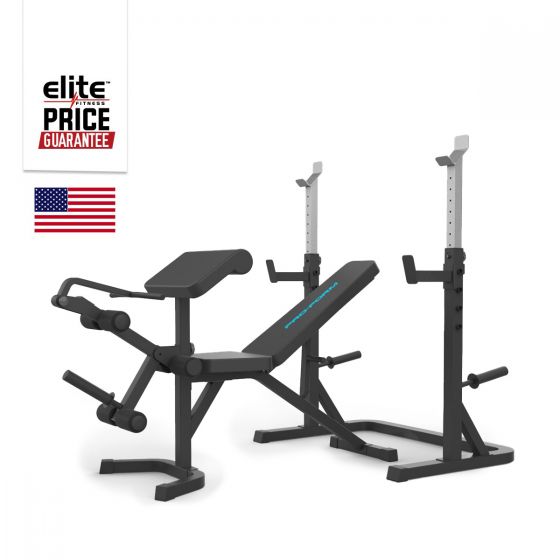 Proform MultI Use Olympic Bench and Independent Rack. Elite