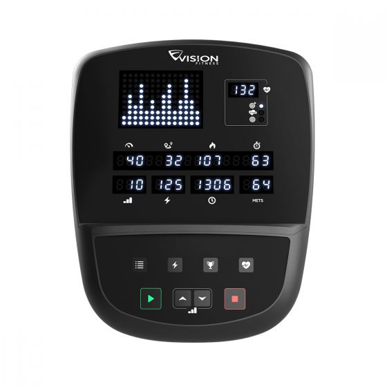 Vision fitness recumbent bike top