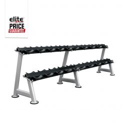 COMMERCIAL 2 TIER SADDLE DUMBBELL RACK