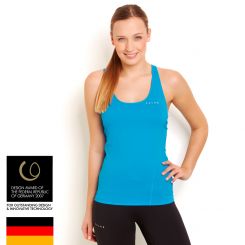 Singlet V-Neck - Blue Size M