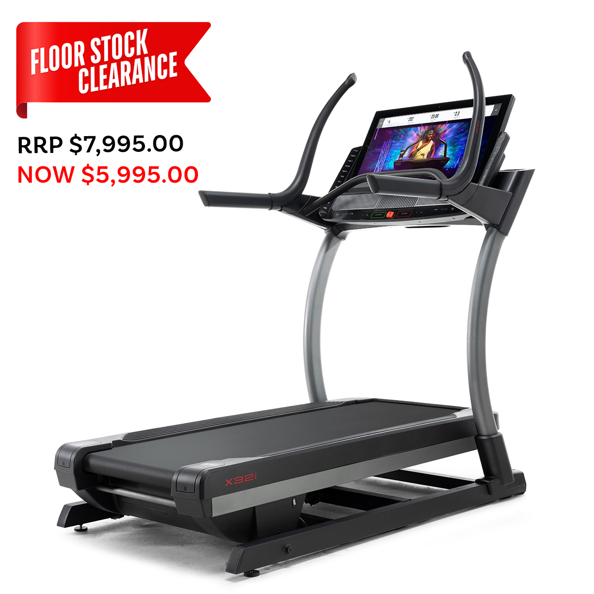 X32i Incline Trainer Clearance - Available in St Johns, Christchurch & Queenstown 