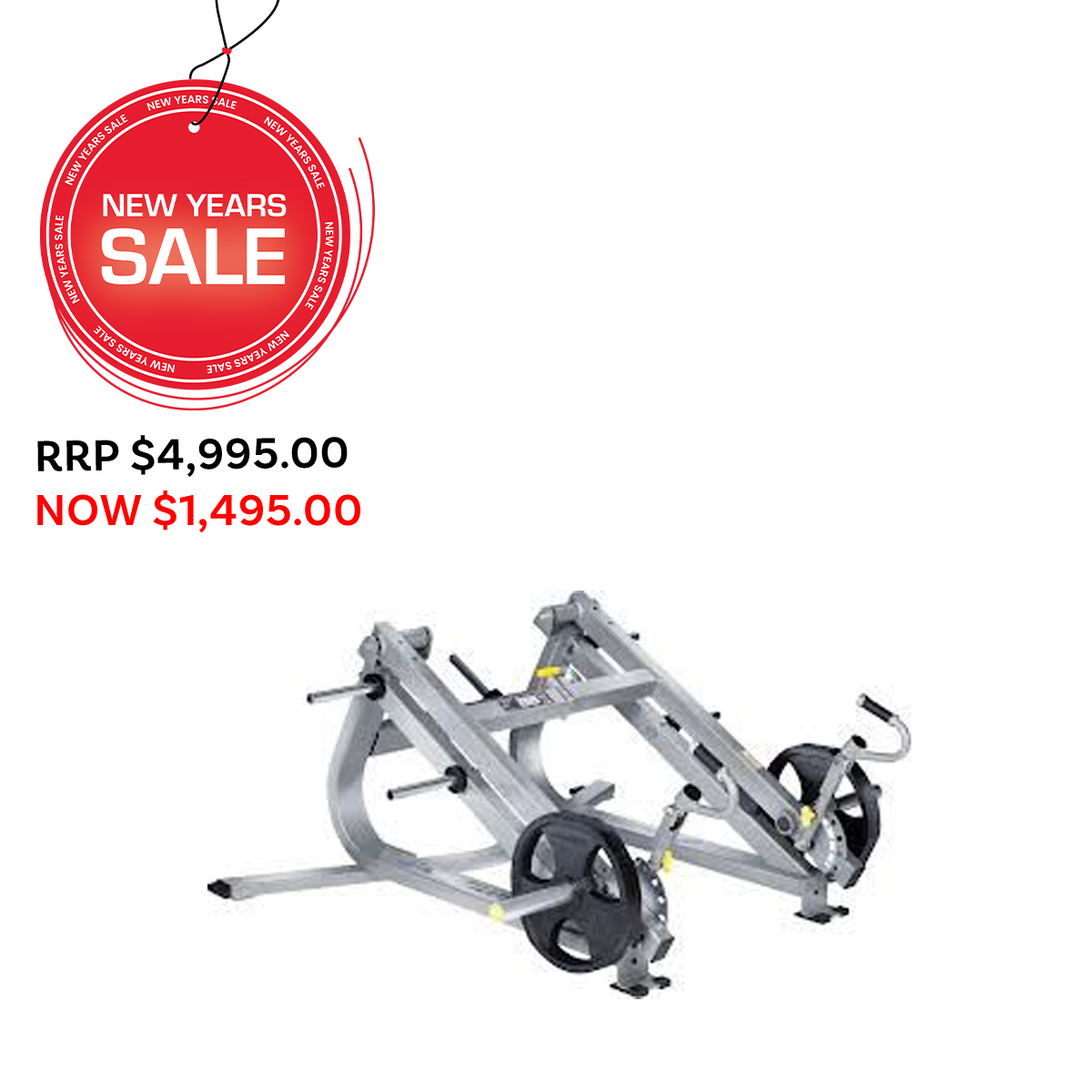 Nautilus Xpload Deadlift - Demo model- view through St Johns  