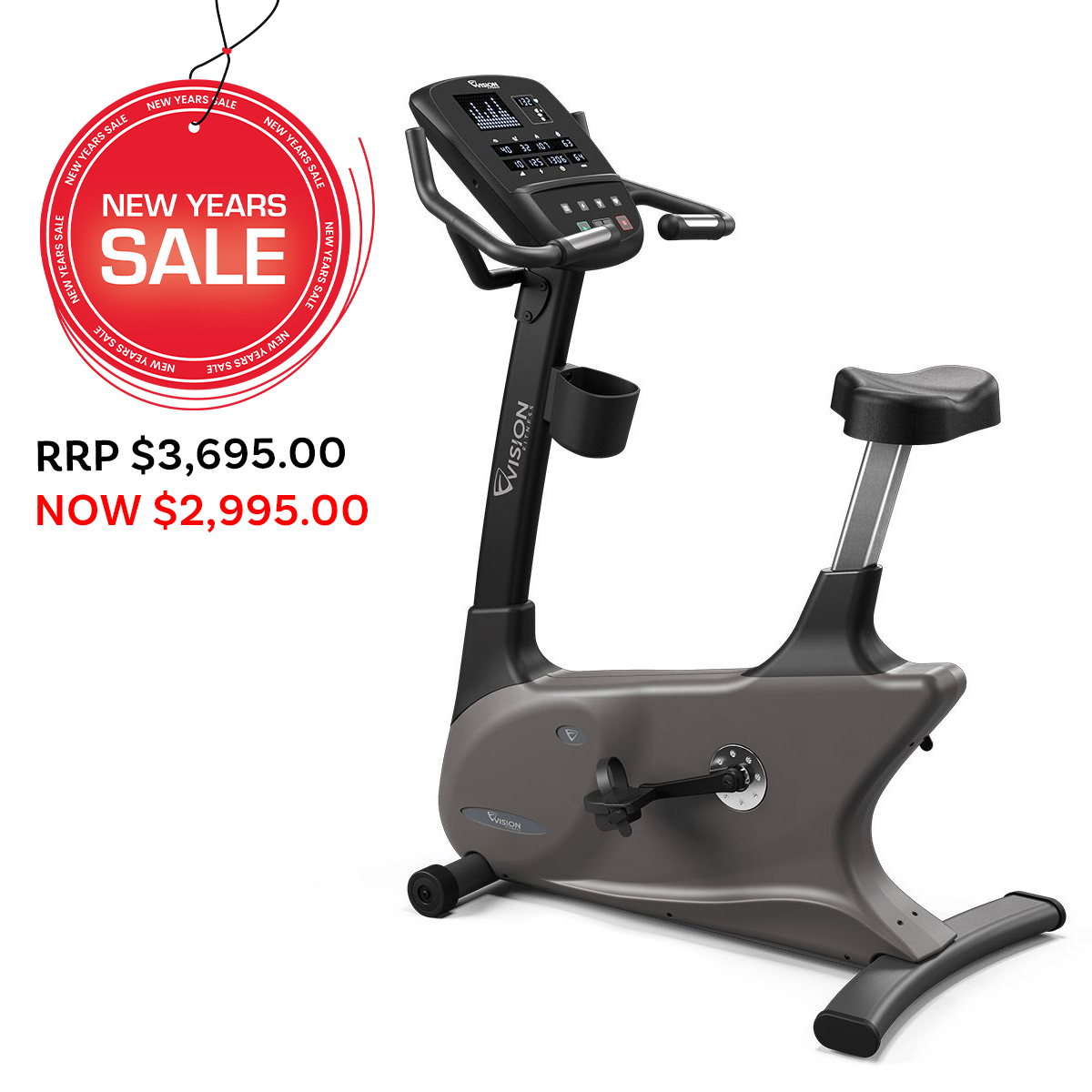 U60 Upright Bike - Available at Christchurch, Tauranga and Queenstown