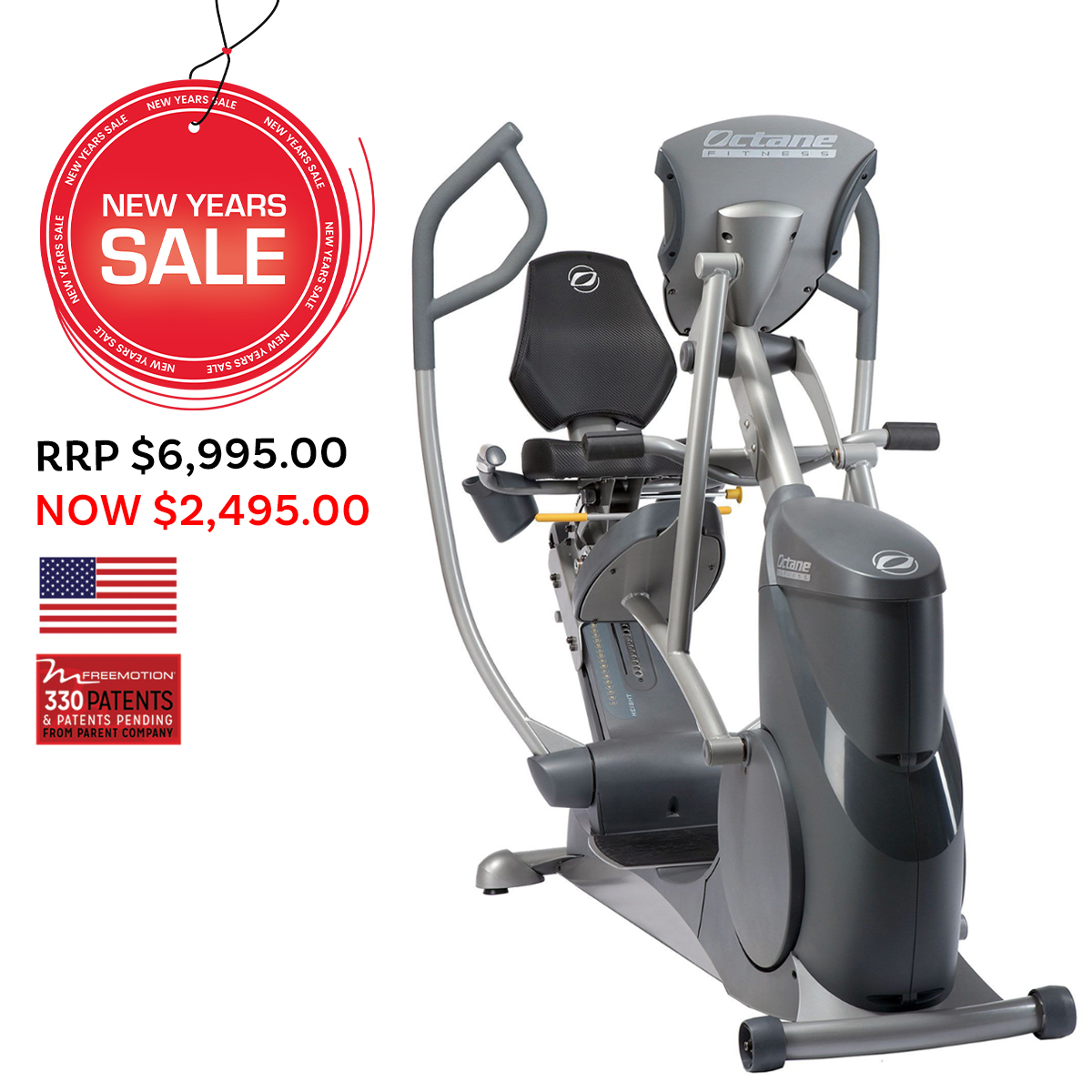 XR6 Seated Elliptical Crosstrainer - Floor Model/Available in Christchurch