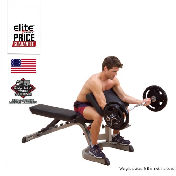 Body Solid Preacher Curl Station Elite Fitness Nz Elite Fitness Nz