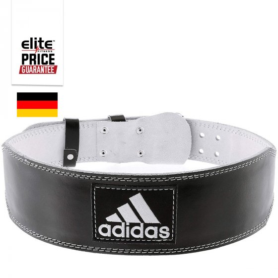 adidas leather weightlifting belt