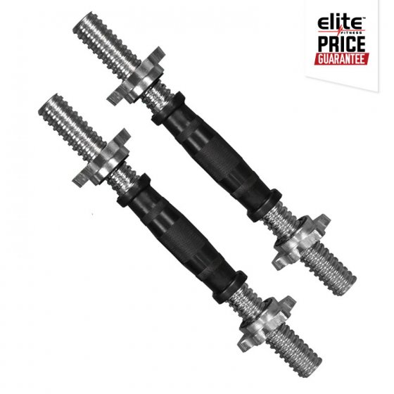 Elite Spinlock Rubber Grip Dumbbell Handle Elite Fitness NZ Elite