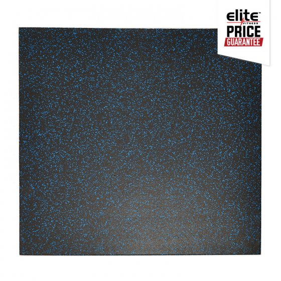 Elite Star Lite Rubber Floor Tile Black Blue Elite Star Lite Rubber Floor Tile Black Blue